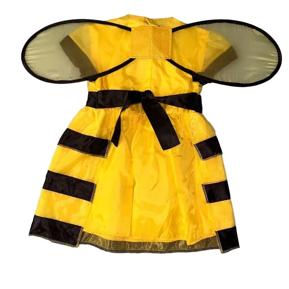 Garden Charms Bumblebee Costume Dress 3T-4T Yellow Black Halloween 3 Piece Cute